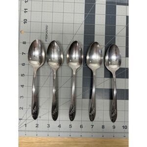 Oneida Silver Queen Bess II Tablespoons Lot of 5 1946 Tudor Silverplate Ware